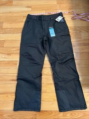 SkiGear Men's Charcoal Snow/Ski Pants - Waterproof Winter Shell